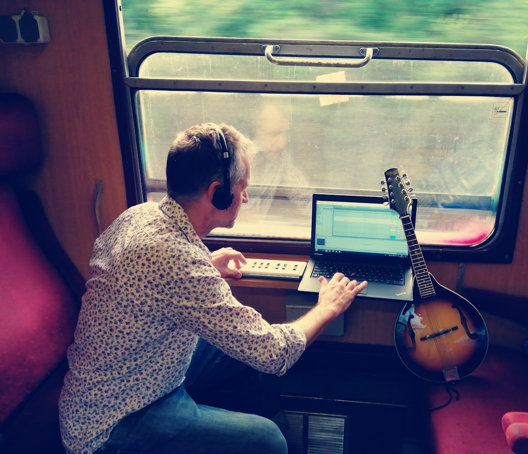Bulgaria — mandolin on the train